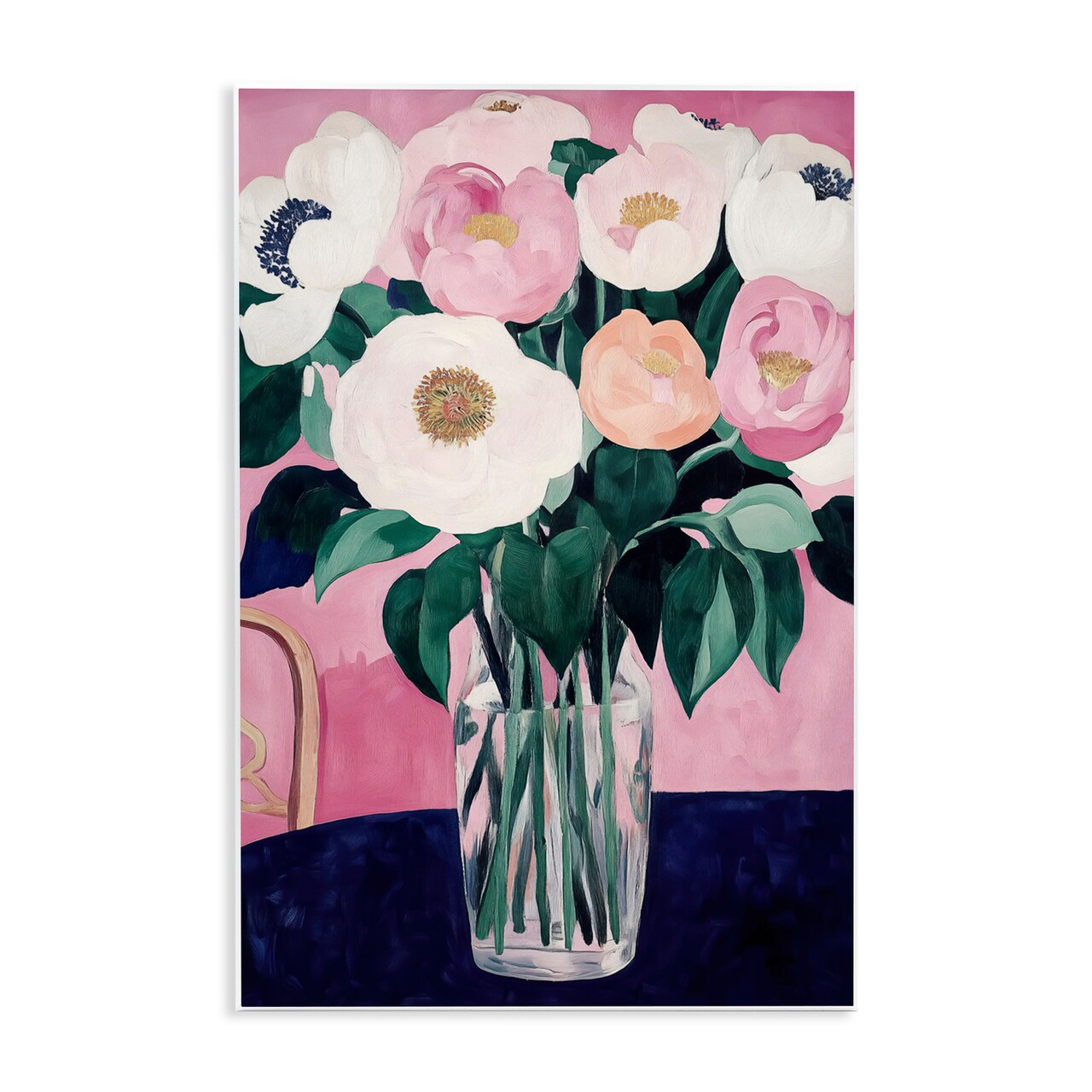 Stupell Industries The Vase And Chair Wall Plaque, design by Annabelle Hall